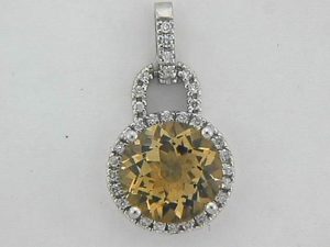 04668-COLOR STONE PENDANT